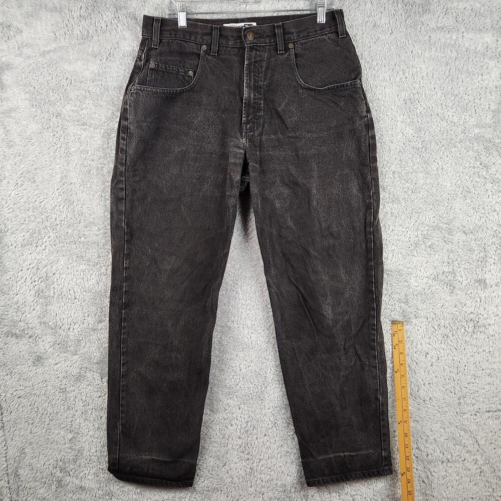 Vintage Gap Baggy Fit Jeans Mens 33x30 Gray Charcoal Wash Relaxed Tapered Leg